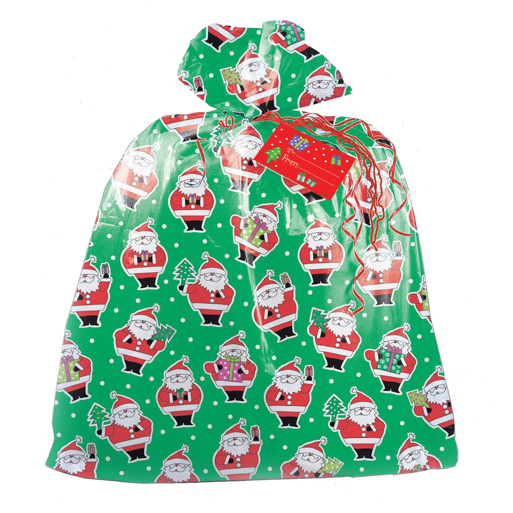 Jumbo Plastic Christmas  Santa Claus Present Bag   Jumbo Plastic Christmas  Santa Claus Present Bag